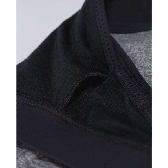 LULULEMON Inspiration Tank Sz 4 Heathered Slate / Deep Coal - Picture 6 of 10